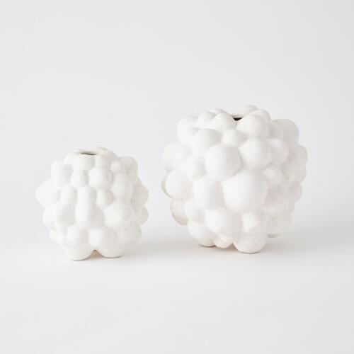 Bubble Vase-Volcanic White