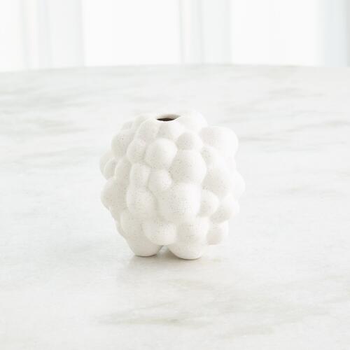 Bubble Vase-Volcanic White