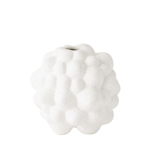Bubble Vase-Volcanic White