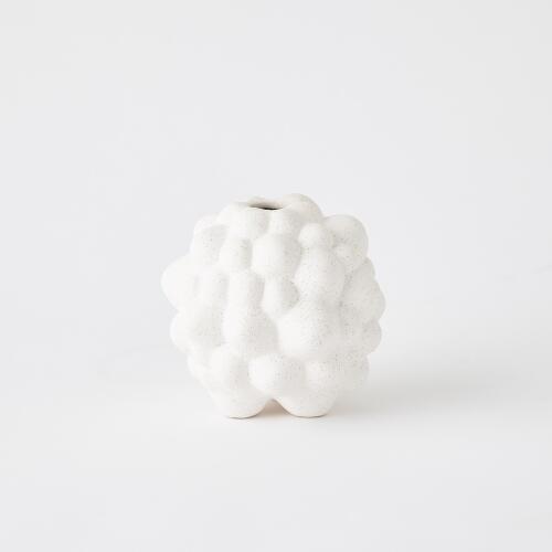 Bubble Vase-Volcanic White