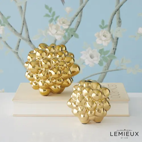 Brandi Vase-Bright Gold