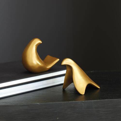 Les Animaux-Colombe-Matte Antique Gold