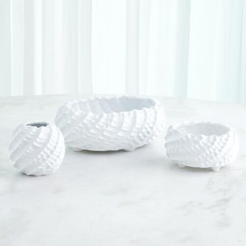 Cadoret Vase-Matte White