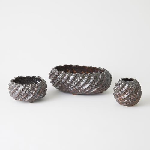 Cadoret Bowl-Matte Antique Bronze