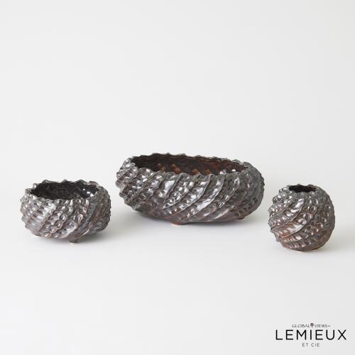 Cadoret Vase-Matte Antique Bronze