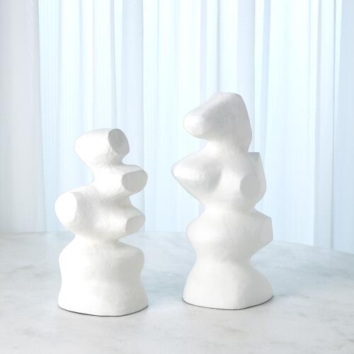 S/2 Mouren Sculptures-White