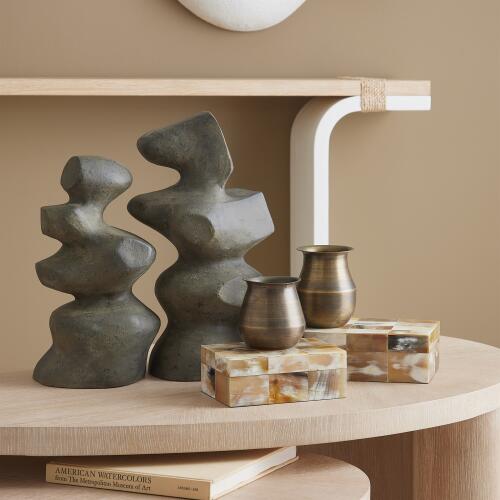 S/2 Mguyon Sculptures-Dark Gray