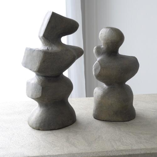 S/2 Mguyon Sculptures-Dark Gray