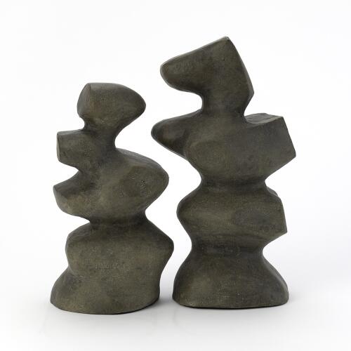 S/2 Mguyon Sculptures-Dark Grey