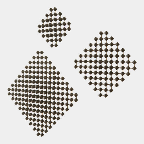 Ramus Wall Art-Wood/Brass
