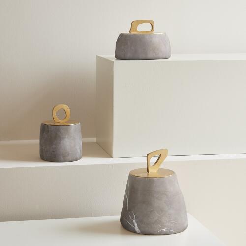 Bocal Lidded Pot-Graffito