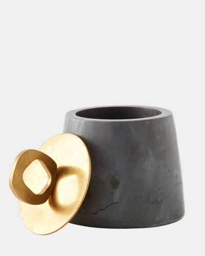 Bocal Lidded Pot-Graffito-Med