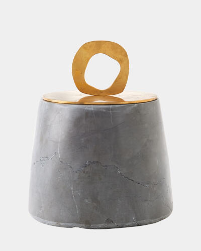 Bocal Lidded Pot-Graffito-Med