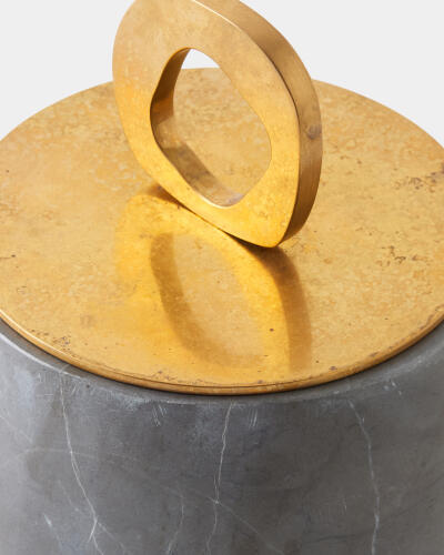 Bocal Lidded Pot-Graffito-Med