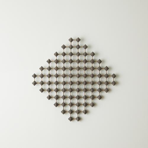Ramus Wall Art-Wood/Brass