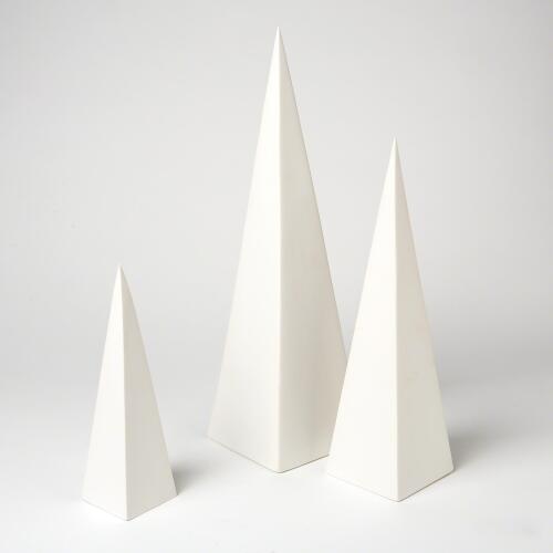 Pyramid Objet-Matte White