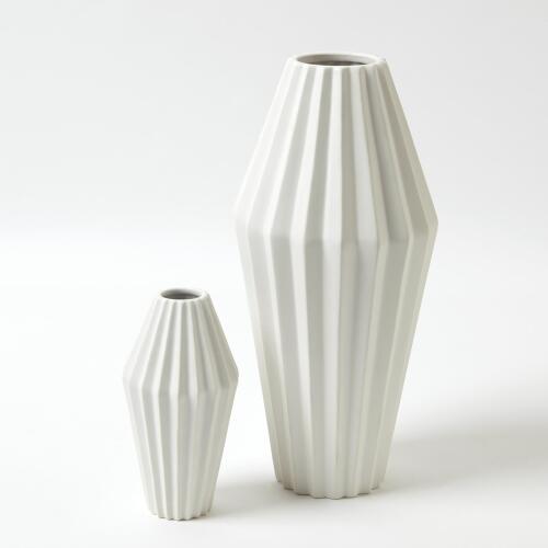 Milos Vase-Matte White