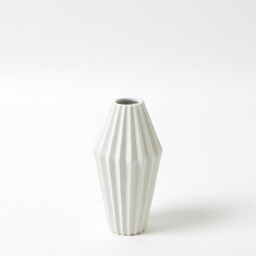 Milos Vase-Matte White