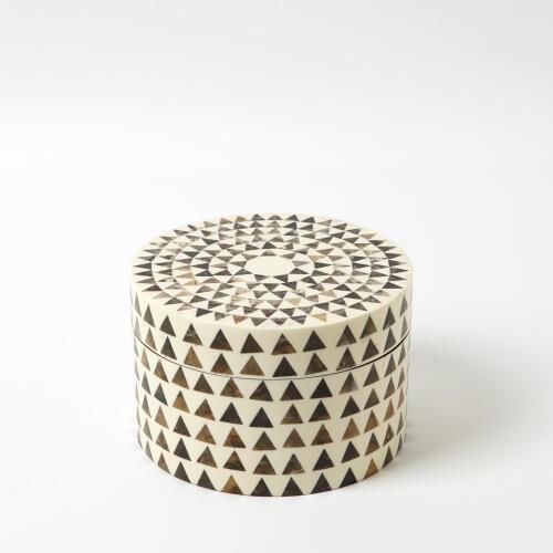 Triangle Stripe Box-Round
