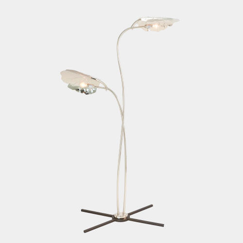 Rimini Floor Lamp-Nickel