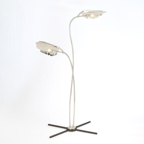 Rimini Floor Lamp-Nickel