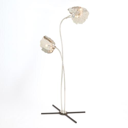 Rimini Floor Lamp-Nickel