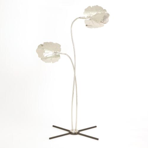 Rimini Floor Lamp-Nickel