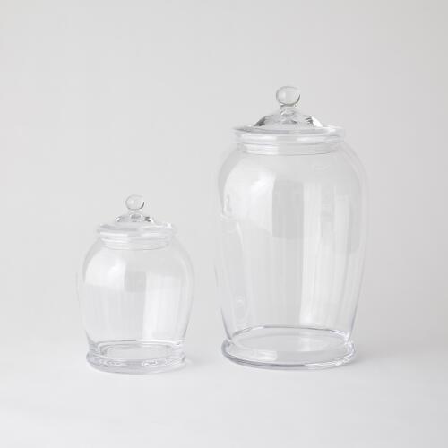 Glass Lidded Canister