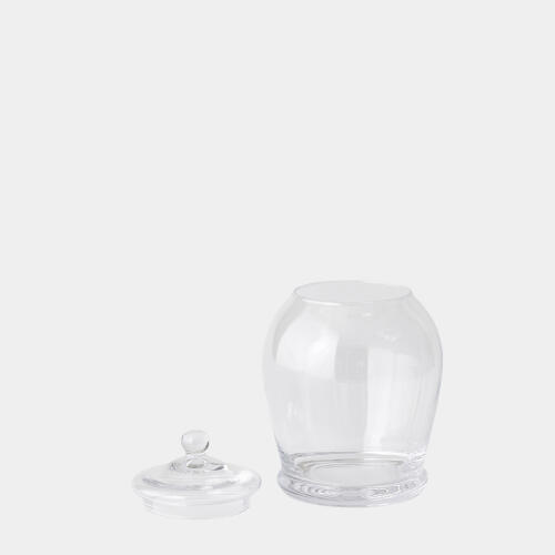 Lionel Glass Lidded Canister