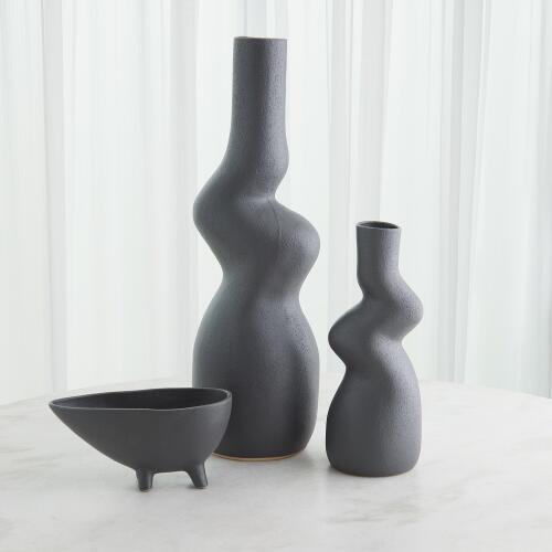 Crooked Vase-Dark Gray