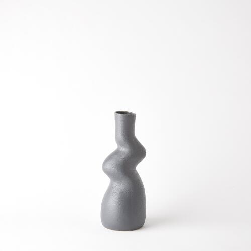 Crooked Vase-Dark Grey