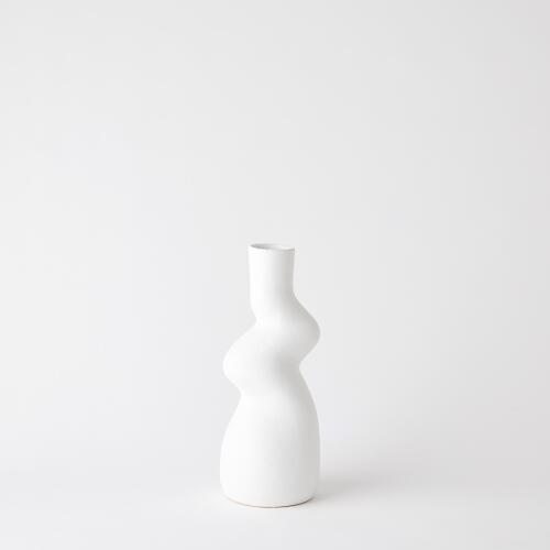 Crooked Vase-White