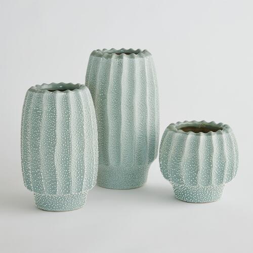 Echinus Vase-Green