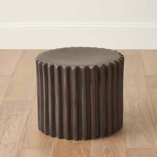 Gear Stool-Matte Brown-Wide