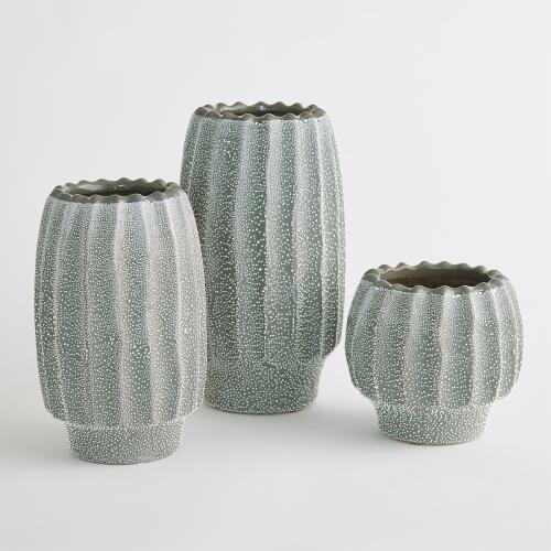 Echinus Vase-Grey