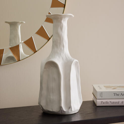 Colosseum Vase-White