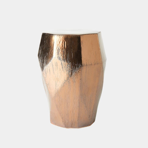 Origami Garden Stool-Bronze
