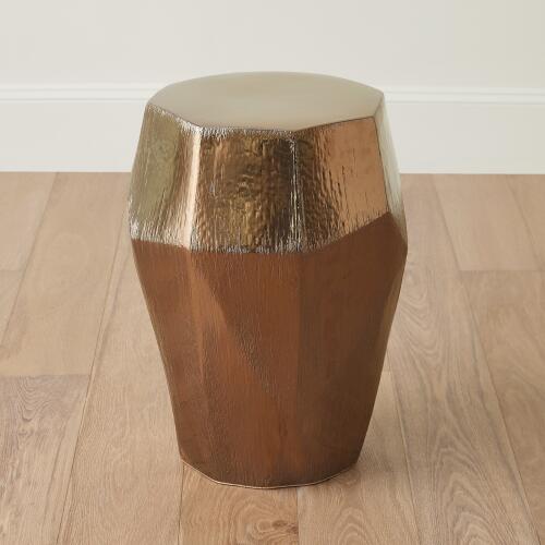 Origami Garden Stool-Bronze