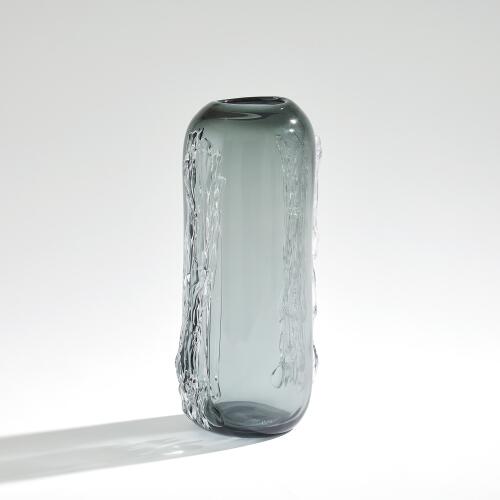 Side Squiggle Vase-Gray