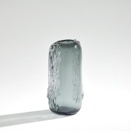 Side Squiggle Vase-Gray