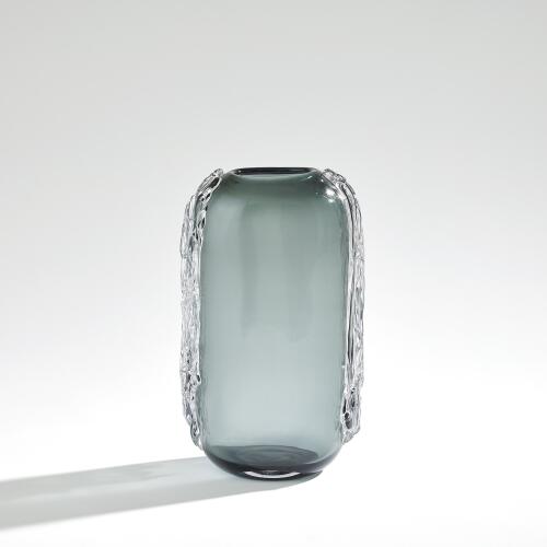 Side Squiggle Vase-Grey