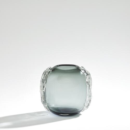 Side Squiggle Vase-Grey