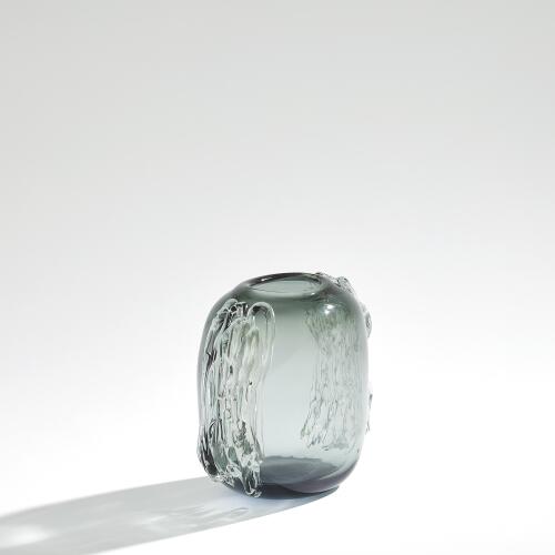 Side Squiggle Vase-Grey
