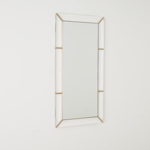 Acrylic/Brass Mirror