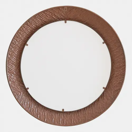 Cliffside Round Mirror-Antique Copper