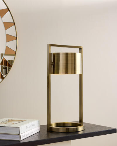 Key Light Metal Table Lamp-Antique Brass