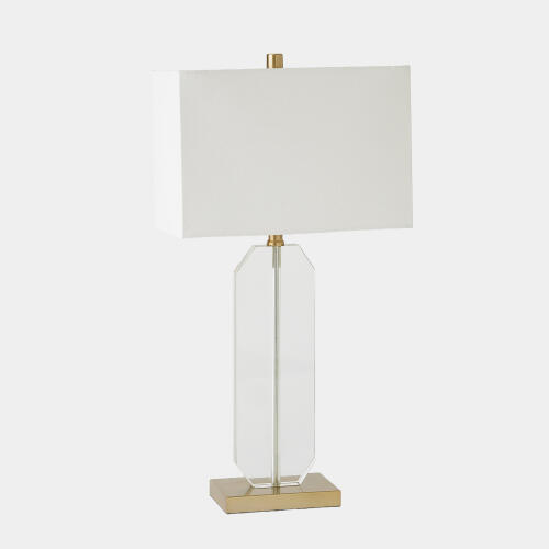 Emma Crystal Table Lamp-Gold