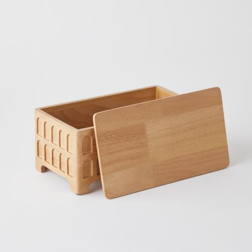 Colosseum Rectangular Box-Natural