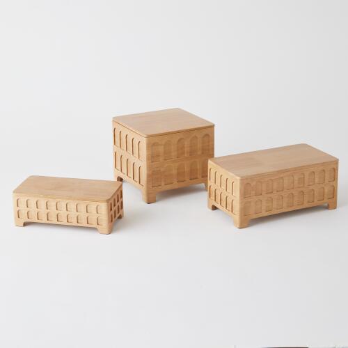 Colosseum Rectangular Box-Natural