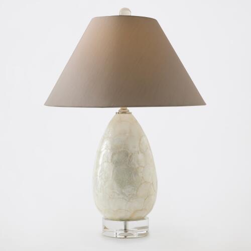 Abalone Shell Scaled Lamp-Gray